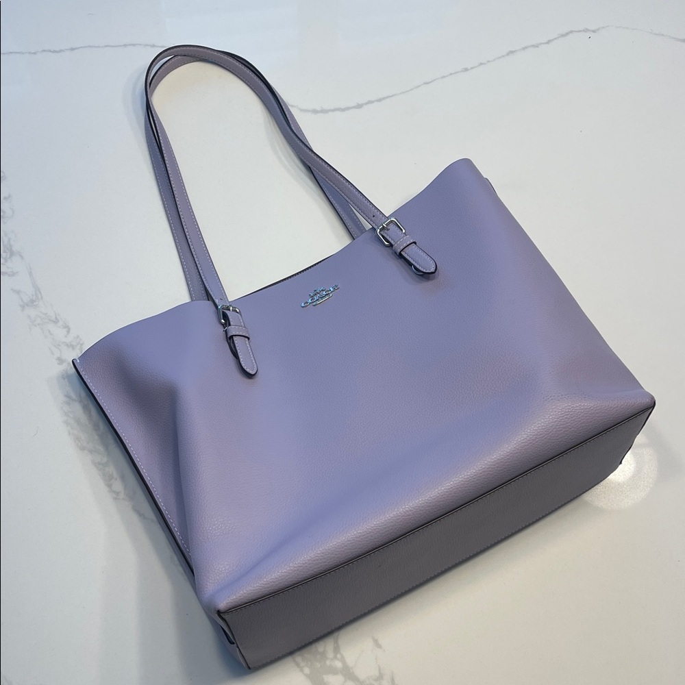 Coach Lavender Leather Handbag